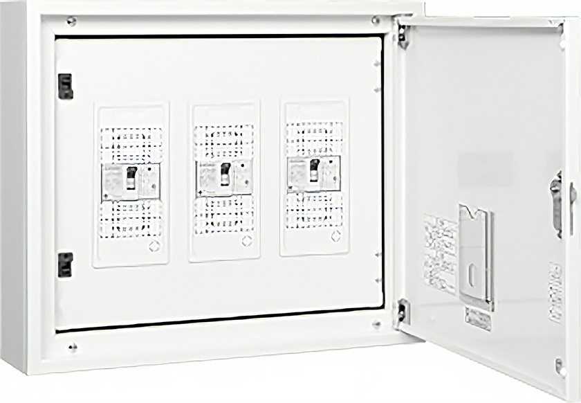 屋内用 2コ用 漏電遮断器または配線用遮断器 分岐MCCB×2
